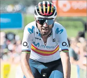  ?? FOTO: EFE ?? Ausente Valverde
El murciano está preparando el Tour de Francia con el Movistar