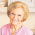  ??  ?? Staying put: Bake Off’s Mary Berry