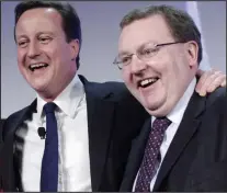  ??  ?? Support: Mr Mundell with David Cameron in 2010