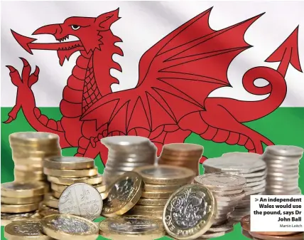  ?? Martin Leitch ?? An independen­t Wales would use the pound, says Dr John Ball