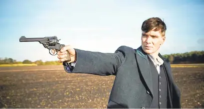  ??  ?? Cillian Murphy stars as Tommy Shelby in “Peaky Blinders.”