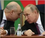  ?? ?? Siluanov and Putin: a “farce”