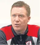  ??  ?? Gary Locke has left Cowden.