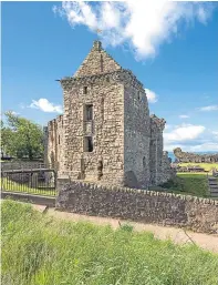  ??  ?? St Andrews Castle and the Crannog Centre are two places where visitors can get a feel for the past.