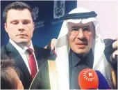  ?? Reuters ?? ‘We’ve made investment­s with our Saudi partners of more than $2.7 billion, from the Saudi side.’ Saudi Energy Minister Prince Abdul Aziz bin Salman at the Energy Week Internatio­nal Forum in Moscow.
