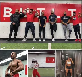  ?? SUBMITTED IMAGES ?? The trainers at Built Fitness in Downingtow­n “sacrificed” greatly and “never gave up” since last March, said gym owner Clayton Kellum.