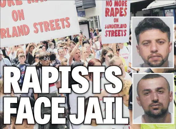  ??  ?? Araz Abdulla, top, and Saheed Rasoolli have been found guilty of rape.