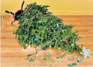  ??  ?? Tree-rage: Christmas can test any relationsh­ip