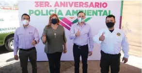  ??  ?? El alcalde Manolo Jiménez destacó la creación de la Agenda Ambiental con diferentes acciones en diversos ejes.