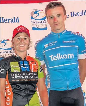  ??  ?? THE ONES TO BEAT: This year’s Ultimate Quest winners, Siska van der Bijl and HB Kruger