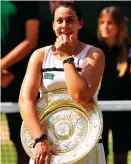  ??  ?? The 2013 Wimbledon champion Marion Bartoli