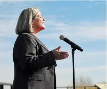  ?? BARRY GRAY HAMILTON SPECTATOR FILE PHOTO ?? Ontario NDP Leader Andrea Horwath is calling on the province to find a way to remove four HamiltonWe­ntworth District School Board (HWDSB) trustees from office.