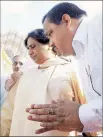  ?? Express archive ?? Naseemuddi­n Siddiqui with Mayawati when she was CM.