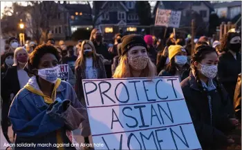  ?? Asian solidarity march against anti Asian hate ??