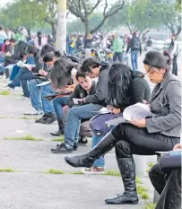  ?? ARCH/ H. ZAMORA ?? Se espera la participac­ión de jóvenes y mujeres.