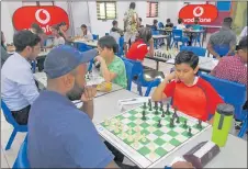  ?? Picture: JONA KONATACI ?? Chess enthusiast­s compete at the Vodafone National Blitz Championsh­ip at the University of the South Pacific last month.