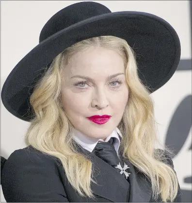  ?? — GETTY FILES ?? Madonna used to break boundaries in music and videos for a purpose but now the medium seems to have taken over the message and her efforts are looking desperate.