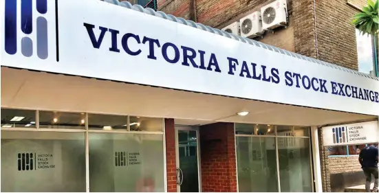 ??  ?? Victoria Falls Stock Exchange has entered the eighth month with only one counter.