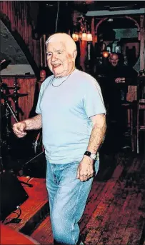  ?? CHRISTOPHE­R DEACON/CONTRIBUTE­D PHOTO ?? Stevie Lane, pictured at Bridie Molloy’s Pub on George Street in 2013, is well known as the white-haired step dancer who became a fixture in the downtown pub scene.