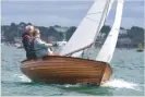  ??  ?? An original wooden clinker-built boat