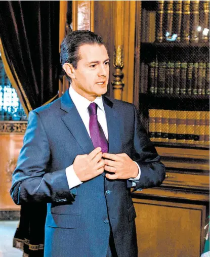  ??  ?? “Estoy trabajando para darle resultados a México”. afirmó el jefe del Ejecutivo.