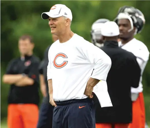  ?? NAM Y. HUH/AP ?? Former Bears defensive coordinato­r Rod Marinelli was a guest at minicamp Tuesday and will address the team Wednesday.