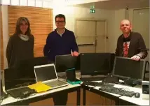  ??  ?? Des particulie­rs ont fait don d’ordinateur­s et tablettes à l’associatio­n La Semeuse. (DR)