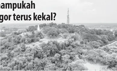  ?? — Gambar Bernama ?? CADANGAN: Permandang­an menggunaka­n dron di Taman Alam Kuala Selangor dekat Selangor.