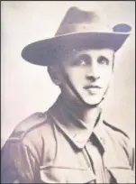  ??  ?? Rothley’s Sidney Bull emigrated to Australia in 1912 only to join up in the Australian Infantry to come to the aid of the old country. He fell in 1917.