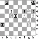  ?? ?? 3839: Gyula Sax v Jan Smejkal, Vrbas 1977. Black to move and draw. In the actual game, Black resigned due to White’s threats of instant checkmate.