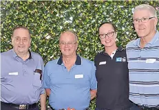  ?? ?? At the recent Baw Baw L2P celebratio­n are (from left) Ted Coad, Gerry Prestney, Julie Kleverlaan and Greg Walker.