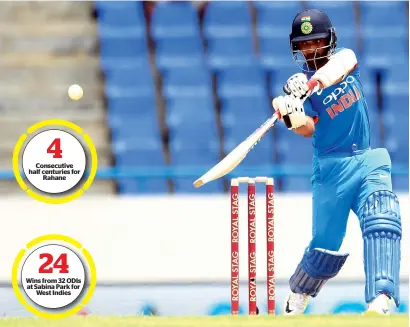  ?? AFP ?? Ajinkya Rahane has been in good form and India would need him to continue in the same vein. —