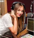  ??  ?? Born broadcaste­r: Daniella is a natural on radio and on TV
