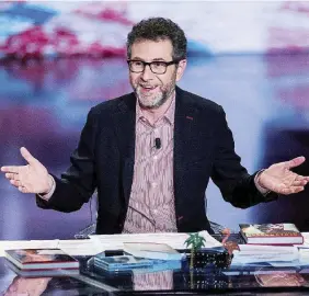  ?? LaPresse ?? Trasloco Fabio Fazio da quest’anno andrà in onda su Rai1 dopo oltre un decennio su Rai3