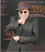  ?? LUIS MILLAN/EFE documental en Madrid CANTANTE Y COMPOSITOR ?? Presenta su
JOAQUÍN SABINA