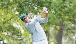  ?? KATIE GOODALE/USA TODAY NETWORK ?? Rickie Fowler shot a 5-under 22 to win the Masters Par-3 Contest on Thursday at Augusta (Ga.) National Golf Club.