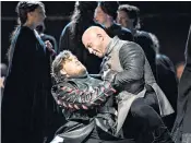  ??  ?? Big billing: operas such as Otello at the Royal Opera House, left, require huge casts as well as an orchestra and production team