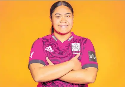  ?? Photo / Supplied ?? World Cup-winning Black Ferns prop Santo Taumata has re-signed with the Waitomo Chiefs Manawa for 2023.