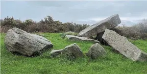  ?? | PHOTO : OUEST-FRANCE ?? Les ruines du dolmen sont classées Monument historique.