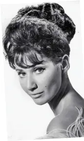  ??  ?? The Sixties siren: Jan Leeming as she was in 1962 at the age of 20