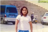  ?? Photo from Hidilyn Diaz’s Instagram account ?? 17-year- old Hidilyn training in China in 2008.