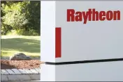  ?? BILL SIKES — THE ASSOCIATED PRESS FILE ?? A sign stands at the road leading to the Raytheon facility in Marlboroug­h, Mass., on June 10, 2019.