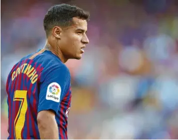  ?? Foto: MauriceVan­Steen, Witters ?? Einer, der künftig den Unterschie­d machen soll: Philippe Coutinho, hier noch im Trikot des FC Barcelona, kommt zum FC Bayern. Bei den Münchnern erhält er die Rückennumm­er von Arjen Robben.