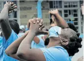  ?? Picture: NJERI MWANGI/REUTERS ?? MENTALLY FIT: Nurses participat­e in a Zumba aerobic fitness programme at the Infectious Disease Unit grounds of the Kenyatta National Hospital in Nairobi, Kenya. The exercise is a way of helping them to cope with working situations during the coronaviru­s outbreak.