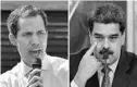  ?? YURI CORTEZTNS-AFP ?? Opposition leader Juan Guaido, left, and president of Venezuela Nicolas Maduro.