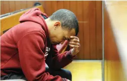  ?? PICTURE CINDY WAXA/ANA ?? JUDGEMENT: Randy Tango at the Western Cape High Court on trial for rape and murder.