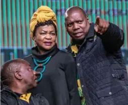  ?? GIANLUIGI GUERCIA/AFP/GETTY IMAGES ?? African National Congress chair Baleka Mbete, top left, and treasurer-general Zweli Mkhize are prominent candidates to replace ANC leader Jacob Zuma in December.