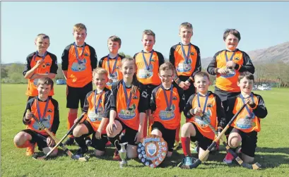  ??  ?? Taynuilt won both the P5 and P7 titles at the South of Scotland Primary Schools Championsh­ip.