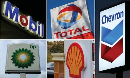  ?? Photograph: Jim Tanner/Reuters ?? In 2022, the big oil companies enriched shareholde­rs with dividend payments and share buy-backs worth $104bn, according to the IEEFA.