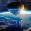  ?? Foto: Space Perspectiv­e ?? Balony vystoupají až do výšky 30 kilometrů.